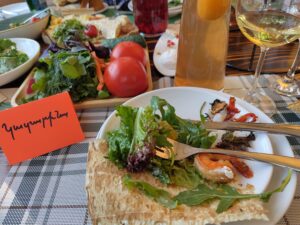 Teller mit Essen
