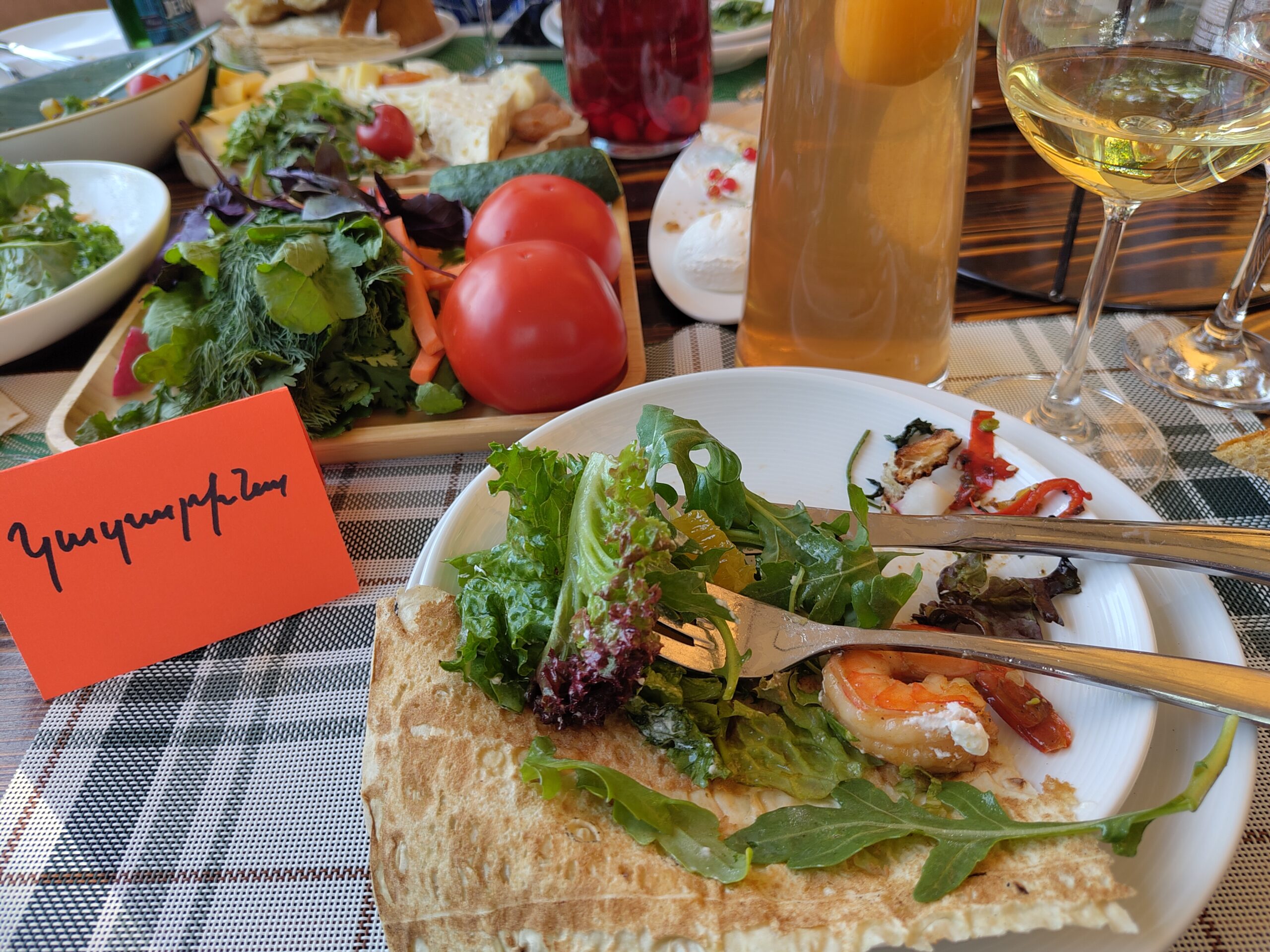 Teller mit Essen